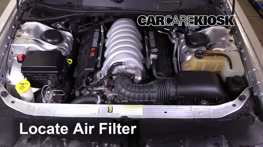 2008 Dodge Challenger SRT8 6.1L V8 Air Filter (Engine)